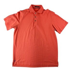 Greyson Peach Short Sleeve Brr Golf Polo Mens Size Large L